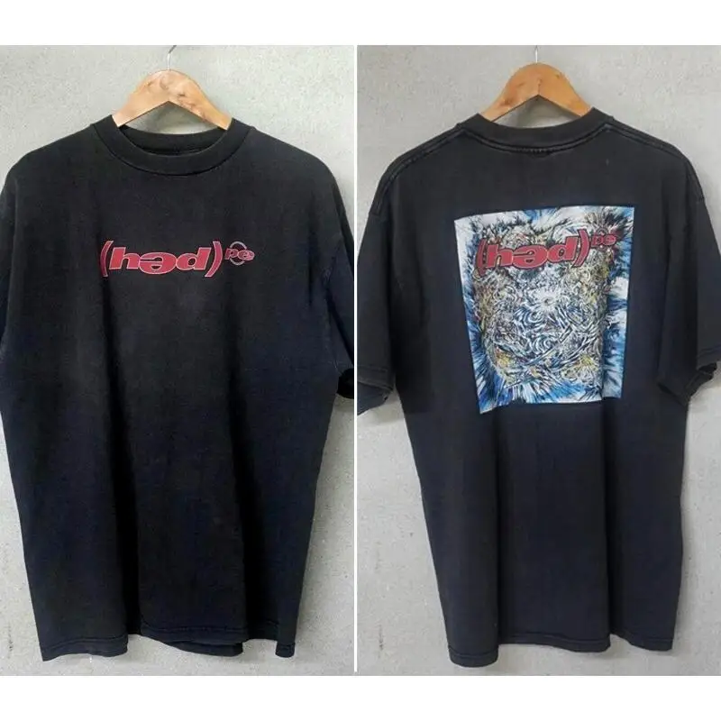 Hed Pe G Punk Band T-shirt 2-zijdig zwart T-shirt met korte mouwen Nh18776