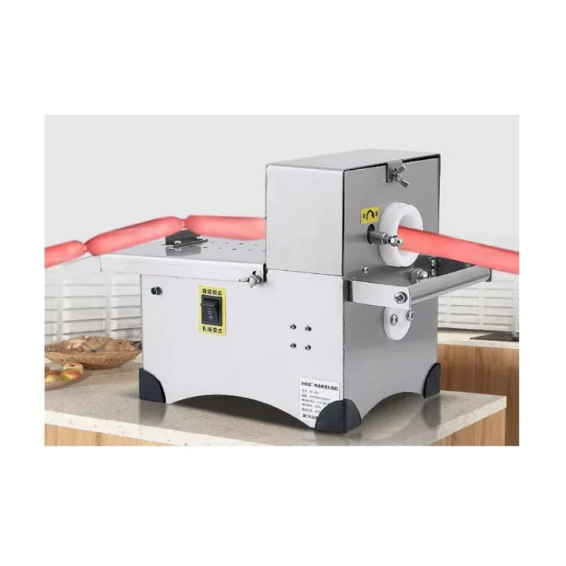 Commercial Stainless Steel Semi Automatic Sausage Clipper Machine Piston Sausage Filler