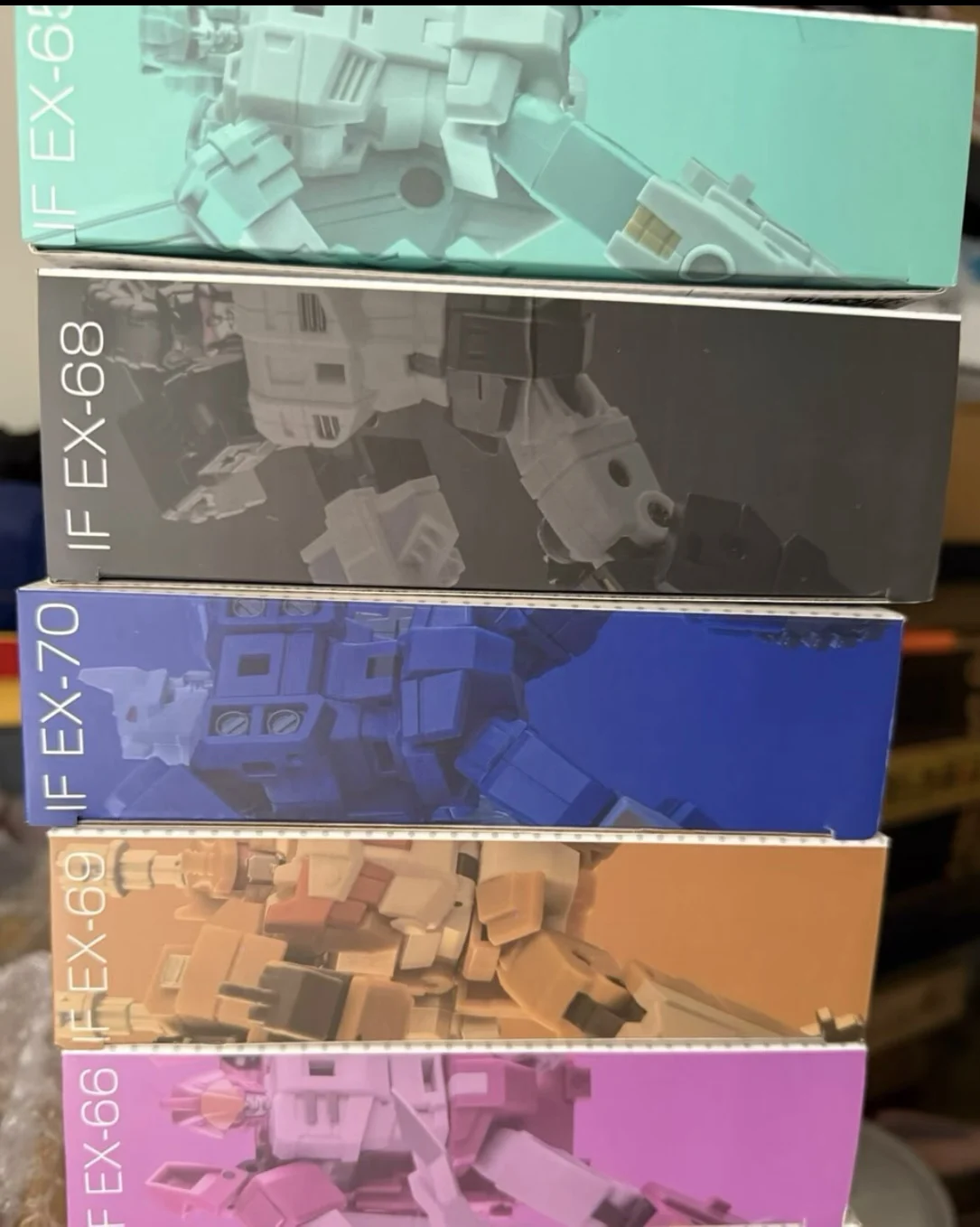 

In Stock Iron Factory IF EX65-71 Grim Reaper Lion Bald Eagle Blue Bat Black Panther Bison Unicorn Viper Collection Gift