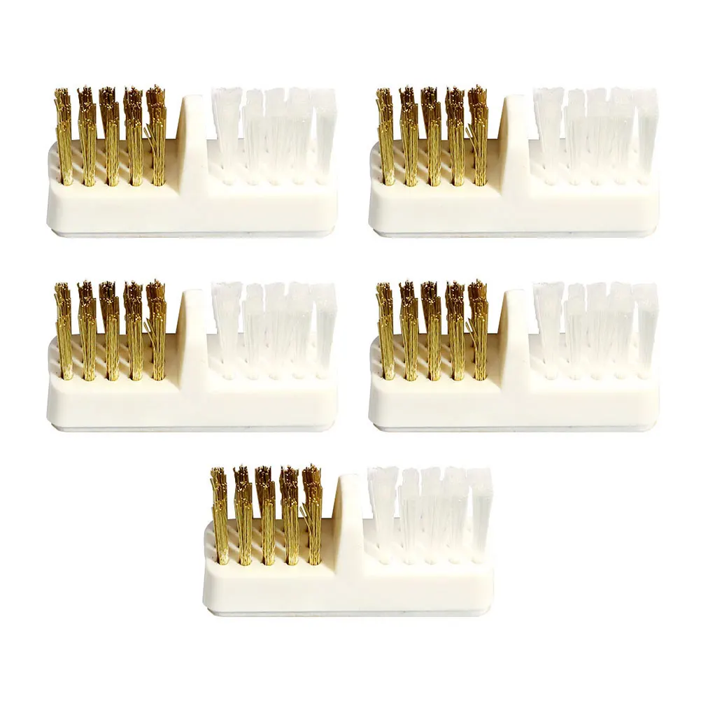

5Pcs Nail Drill Cleaning Brush Copper Wire Multi-Functional Versatile Root Canal Files Machine Needles Nail Bits