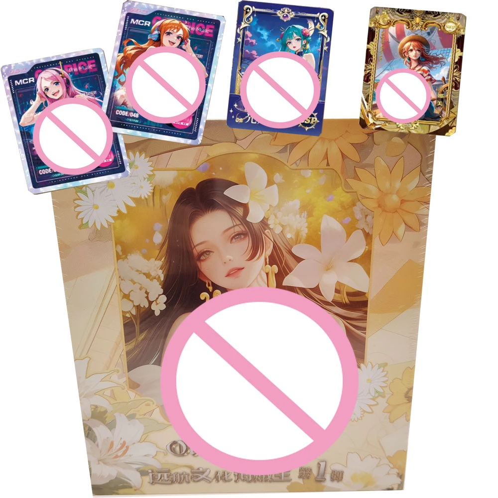 

One Piece Collection Cards Cartoon Anime Nico Robin Nami Boa Hancock Characters Peripheral Exquisite Cards Kids Hobbies Gifts