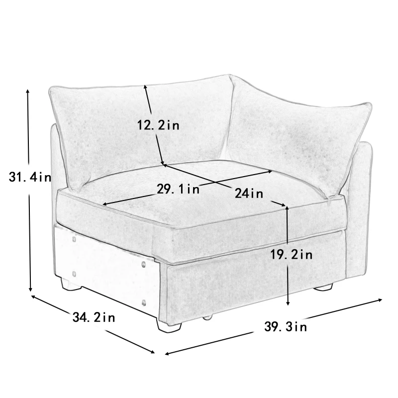 Диван RSF Бархат-Зеленый