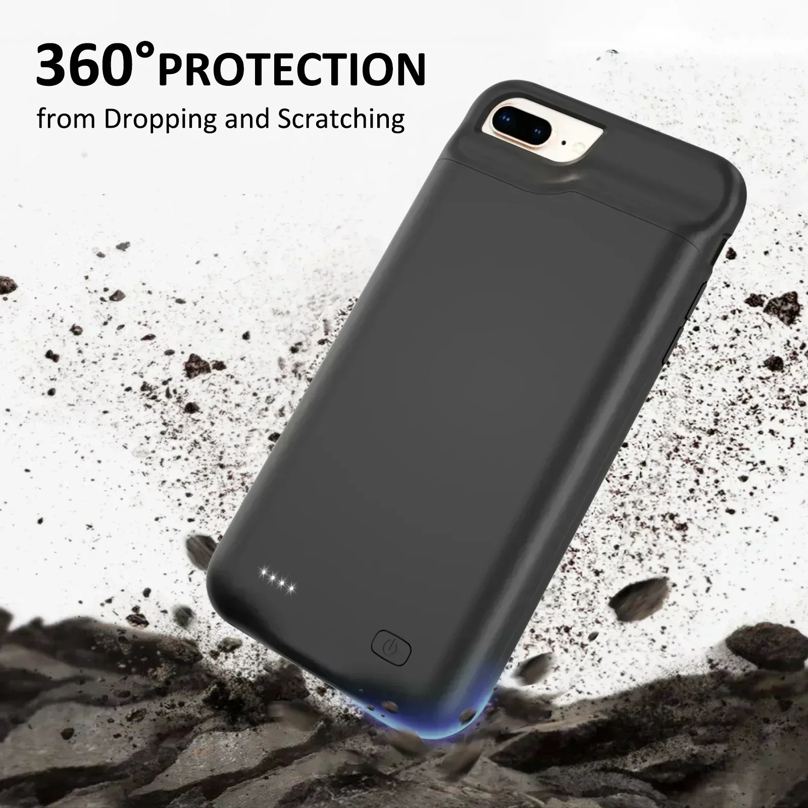 

Новый дорожный чехол-аккумулятор 10000 мАч для iPhone 6 Plus, 6s, 7, 8 Plus (5.5 дюймов), зарядное устройство, внешний аккумулятор, совместимый с iPhone Plus