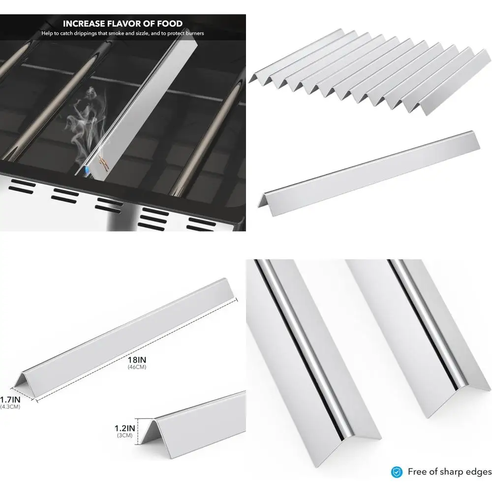 

Weber 600 Series Summit Gas Grills Stainless Flavorizer Bars & Smoker Box, 12-Pack Replacement