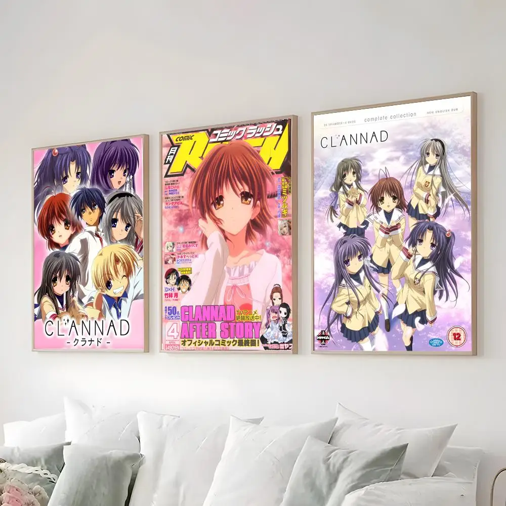 C-CLANNAD Poster High-definition  poster stickers, suitable for bedroom, living room, home decoration