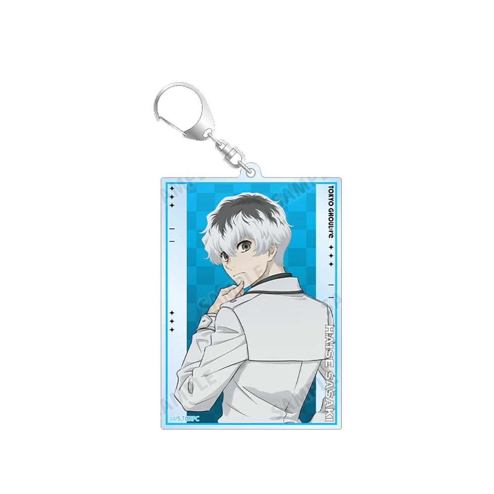 Anime Tokyo Ghoul Ken Kaneki Uta Shu Juzo Battle Back 6CM Kawaii Keychain Cute Keyring Bag Charm Backpack Pendant Fans Gift