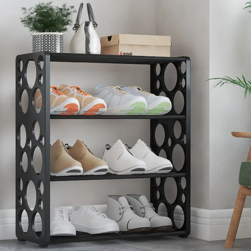 Simple Shoe Rack Multi-layer Space-saving Dormitory Shoe Rack Multi-functional Assembled Shoe Cabinet Dust-proof Storage Rack