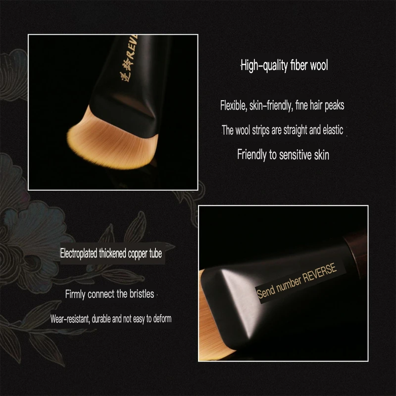 s91-anti-aging-foundation-brush-flat-round-even-base-application-makeup-applicator-with-sandalwood-mother-of-pearl-handle
