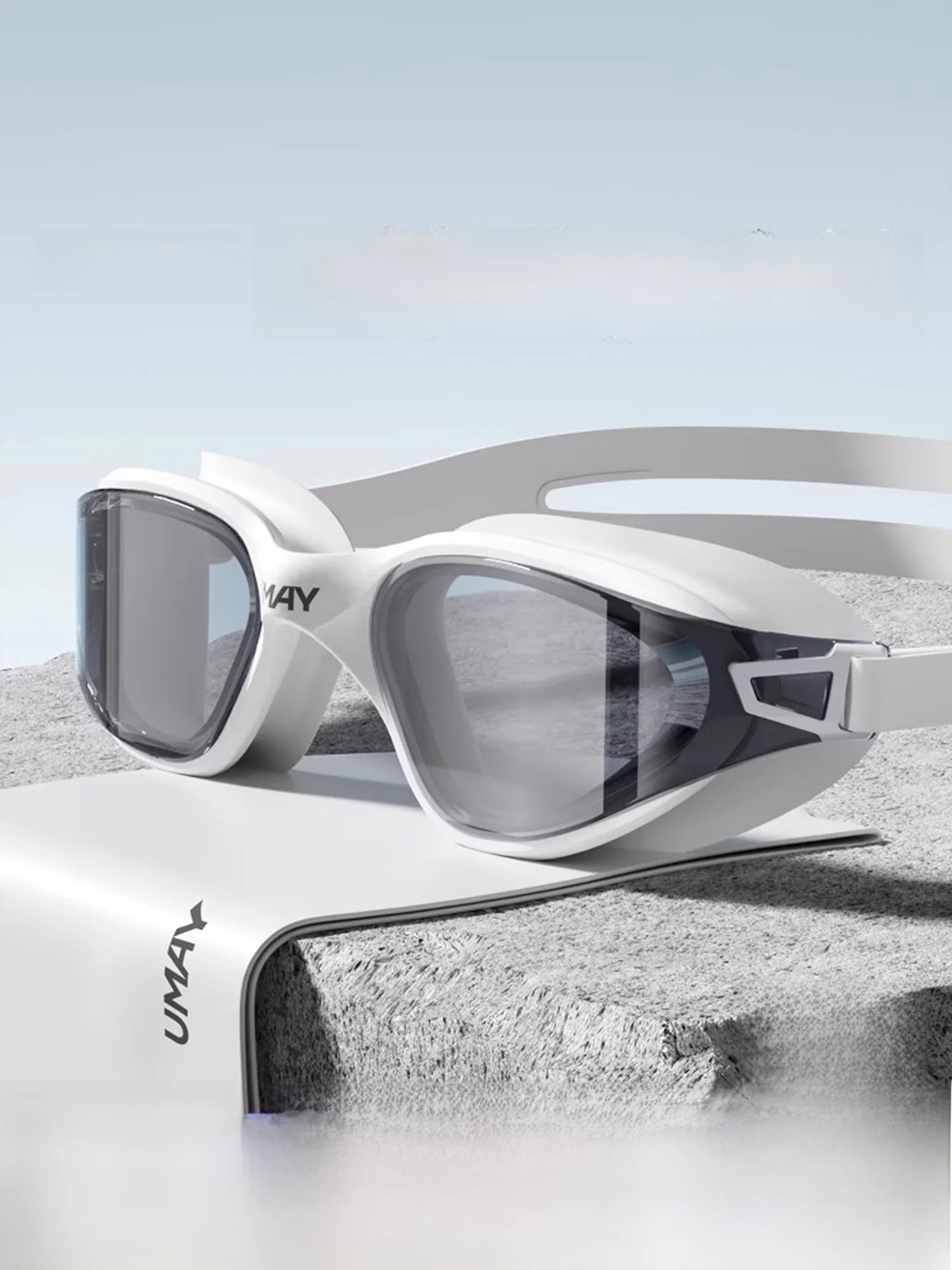 umay-swimming-goggles-for-near-sighted-swimmers-men's-style-women's-style-with-degree-prescription-anti-fog-waterproof