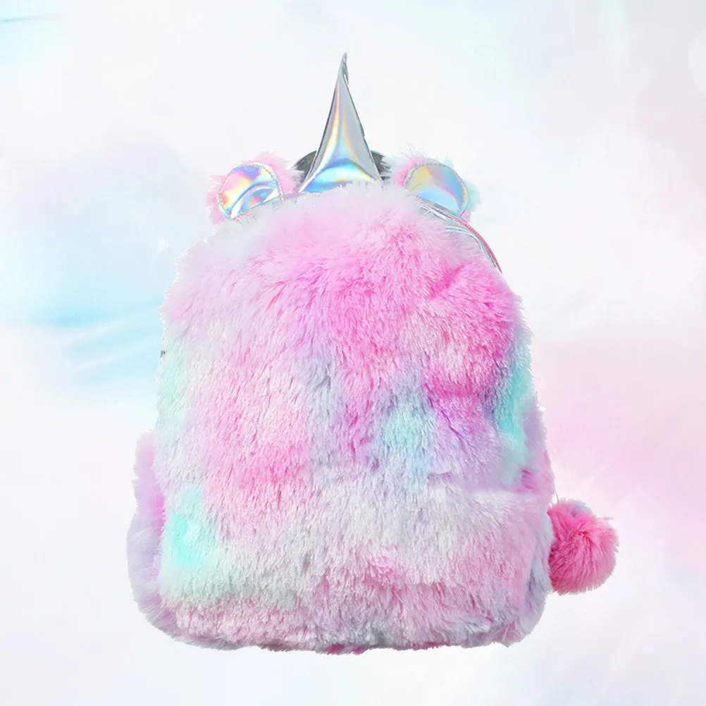 

Unicorn Themed Kids Mini Backpack Toddler Preschool Kindergarten School Bag Travel Outdoor Activity Snack Fruit Book Pencil