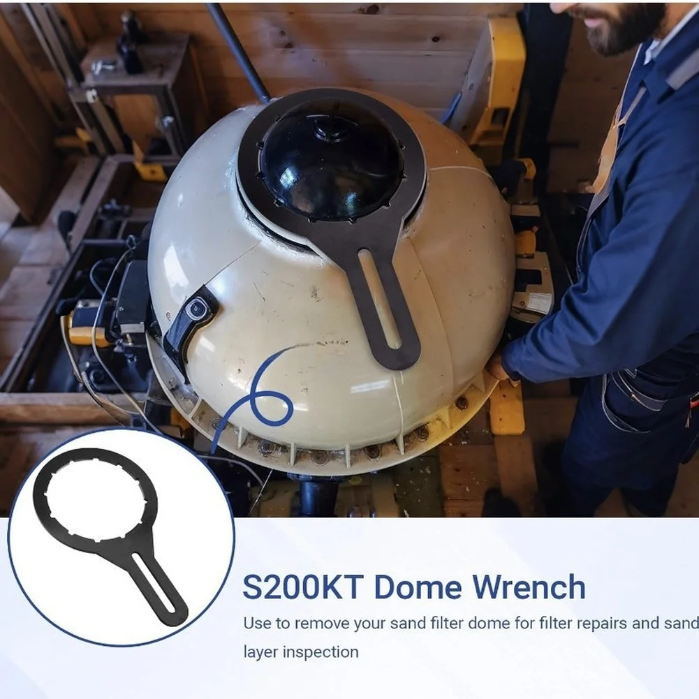 

Ключ для снятия купола песчаного фильтра 310x140 мм (1 шт.) для Hayward S200/S240, металлический инструмент для демонтажа купола песчаного фильтра