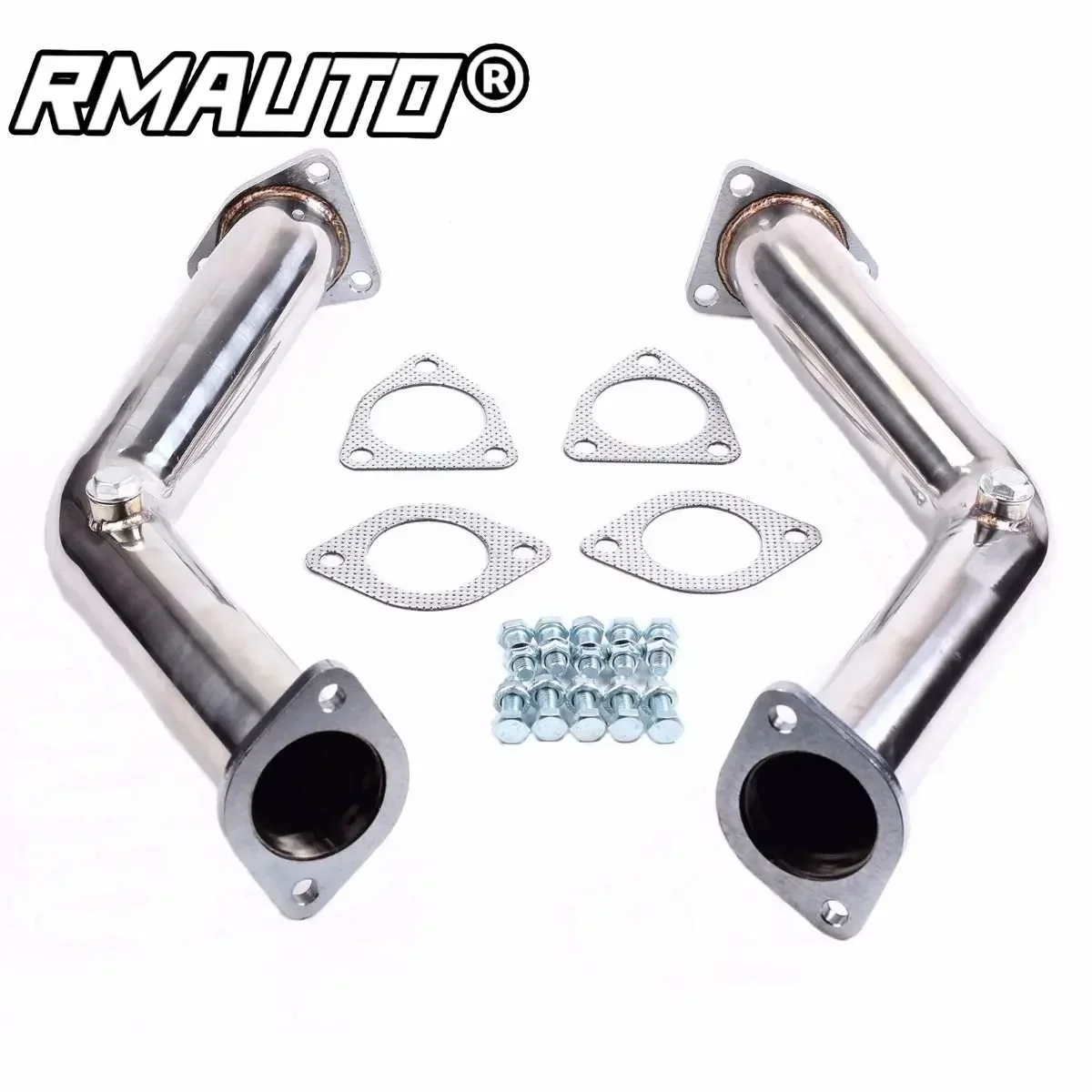 RMAUTO Stainless Downpipe Exhaust Manifold Pipes Racing Pipe Exhaust Systems For NISSAN 350Z G35 Z33/G35 V35 03-07 Engine Parts