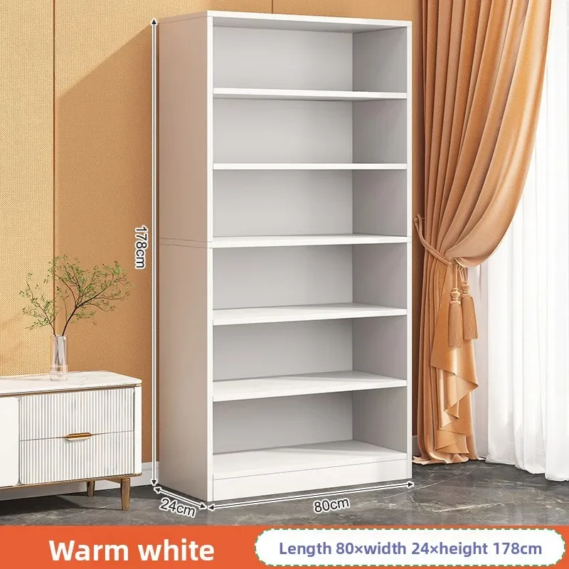 Bookshelf Bookcase Living Room Books Hand-painted Books Multi-layer Storage Storage Shelf Large  Bookshelfsturdy and durable