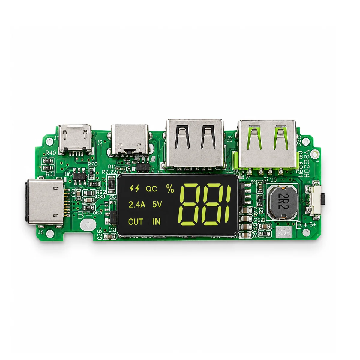 18650 Charging Board Dual USB 5V 2.4A Mobile Power Bank Module 186 50 Lithium Battery Charger Board Circuit Protection