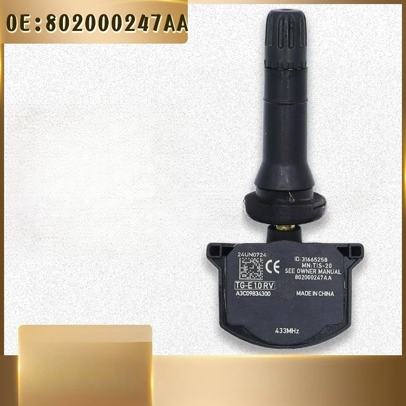 

802000247AA 4pcs tpms Tire Pressure Sensor for Chery Arrizo Tiggo 7 TPMS For EXEED LX Sinogold Junxing for Fulwin A8 Tiggo 3X