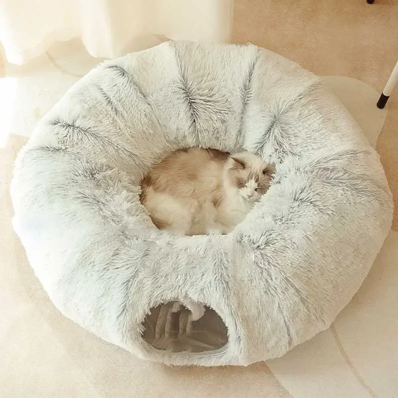 

Winter Warmth Pet Bed All Season Universal Closed Tunnel Thickened Detachable Dog Nest Washable Niche Pour