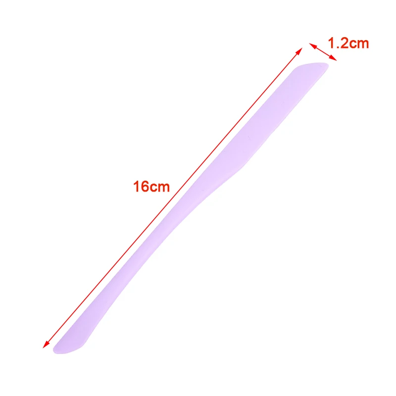 1Pcs stainless steel /silicone Makeup Toner Spatula Mixing Stick Foundation Cream Mixing Tool Cosmetic Make Up Tool