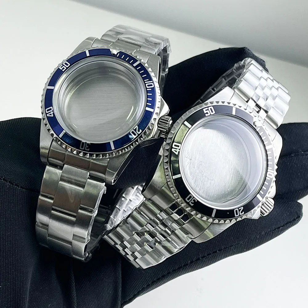 395mm-vintage-steel-shell-with-round-glass-nh35-nh34-nh36-movement-watch-replacement-accessory-black-circle