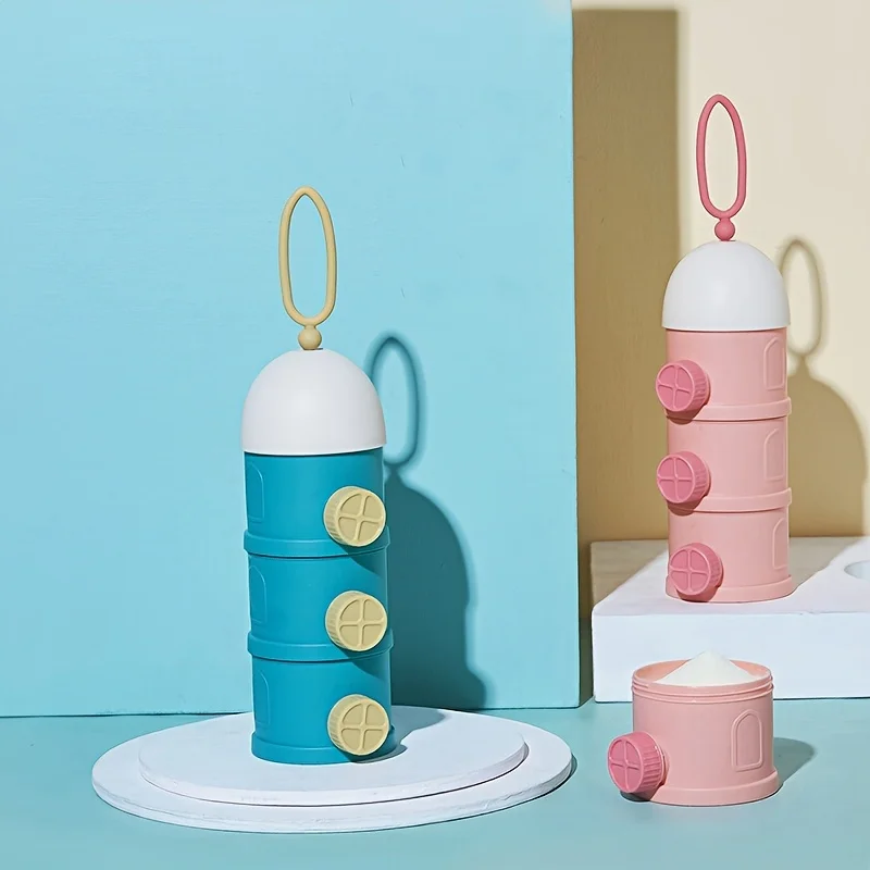 

Portable children's milk powder storage box, cute design, BPA free PP material, essential for children, ideal choice for gift gi