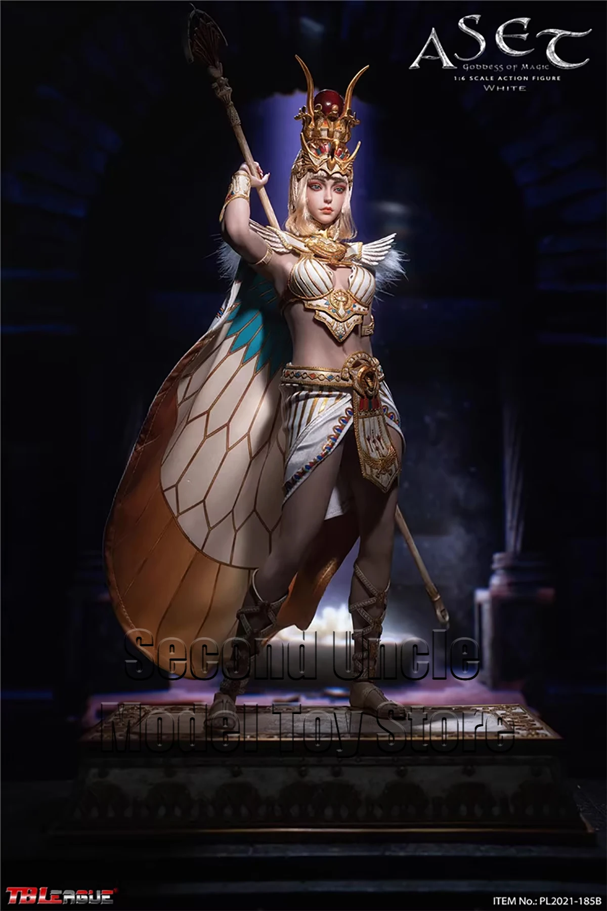 

TBLeague PL2021-185 B 1/6 Aset Goddess of Magic White Version 12'' Female Soldier Action Figure Full Set Model Toys Gift