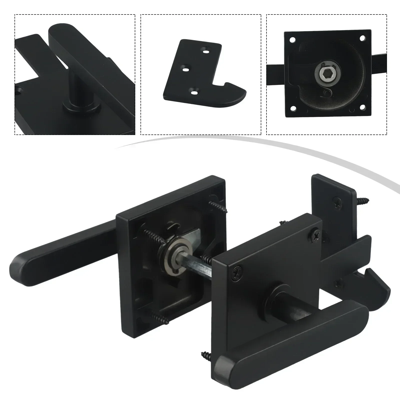 

Fence Latch Wooden Door Latch Child Safety Easy To Install Flip Door Latch For Yard Security For Garden Safety