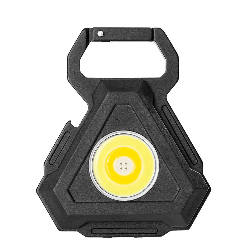กลางแจ้งแบบพกพา EDC Mini LED พวงกุญแจ Strong Light ไฟฉายแบบพกพาเครื่องมือ