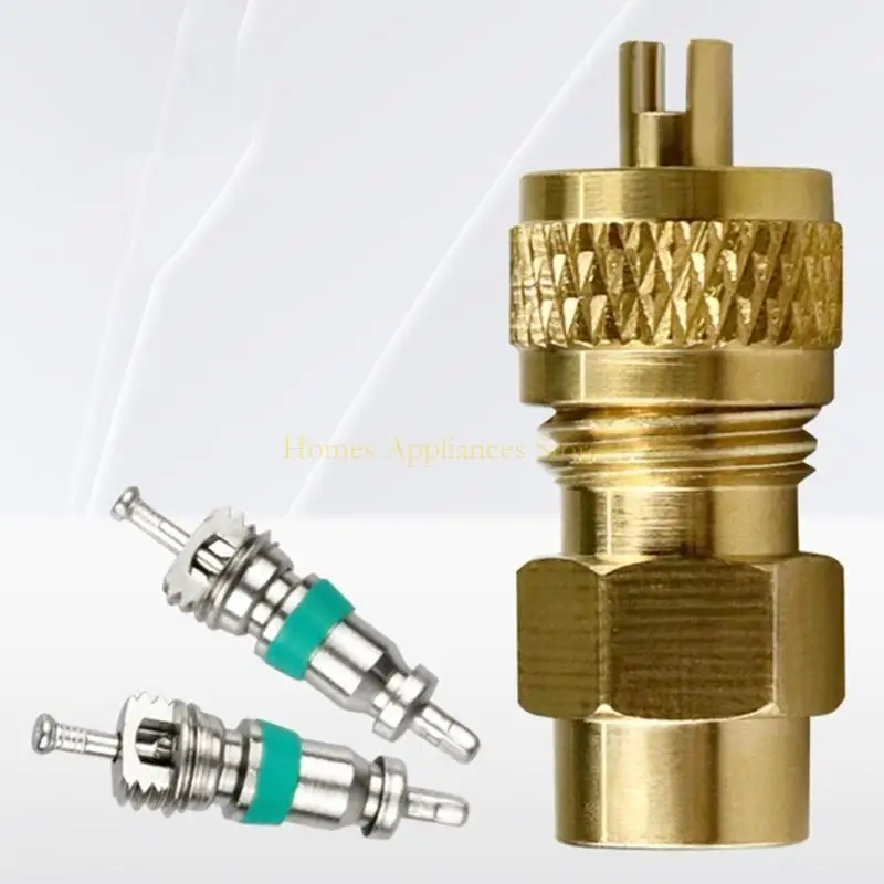 D0AB Condizionatore d Adattatore Adattatore Valvole refrigerazione Brass Connettore Adattatore