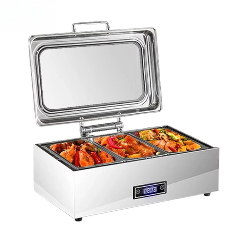 WINNERS Wedding Economy Chafer Electric Chaffing Dish Stainless Steel Buffet Food Warmers Hydraulic Chafing Dish for Banquets