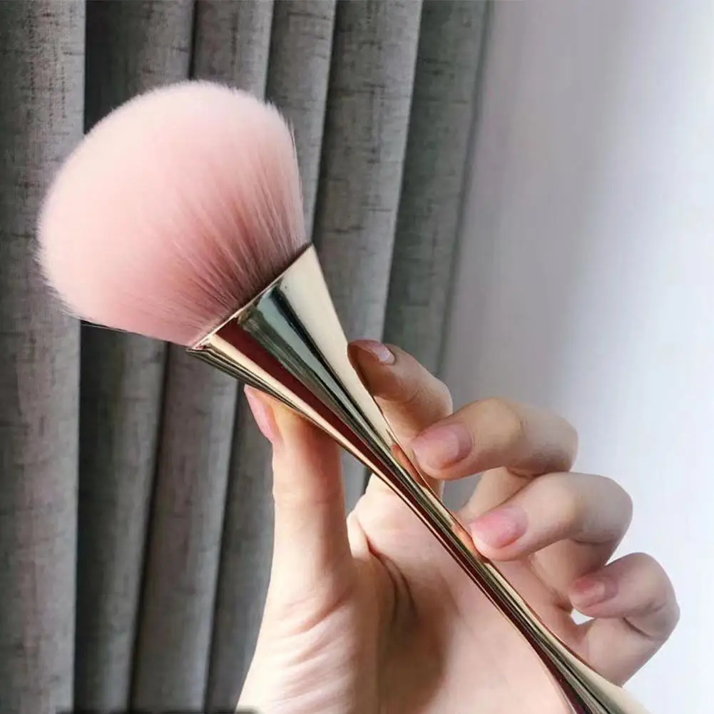 Small Waist Single Soft Makeup Brush Rose Gold Blush Brush Internet Celebrity Beauty Tools Powder Brush Big Powder Blush Brush