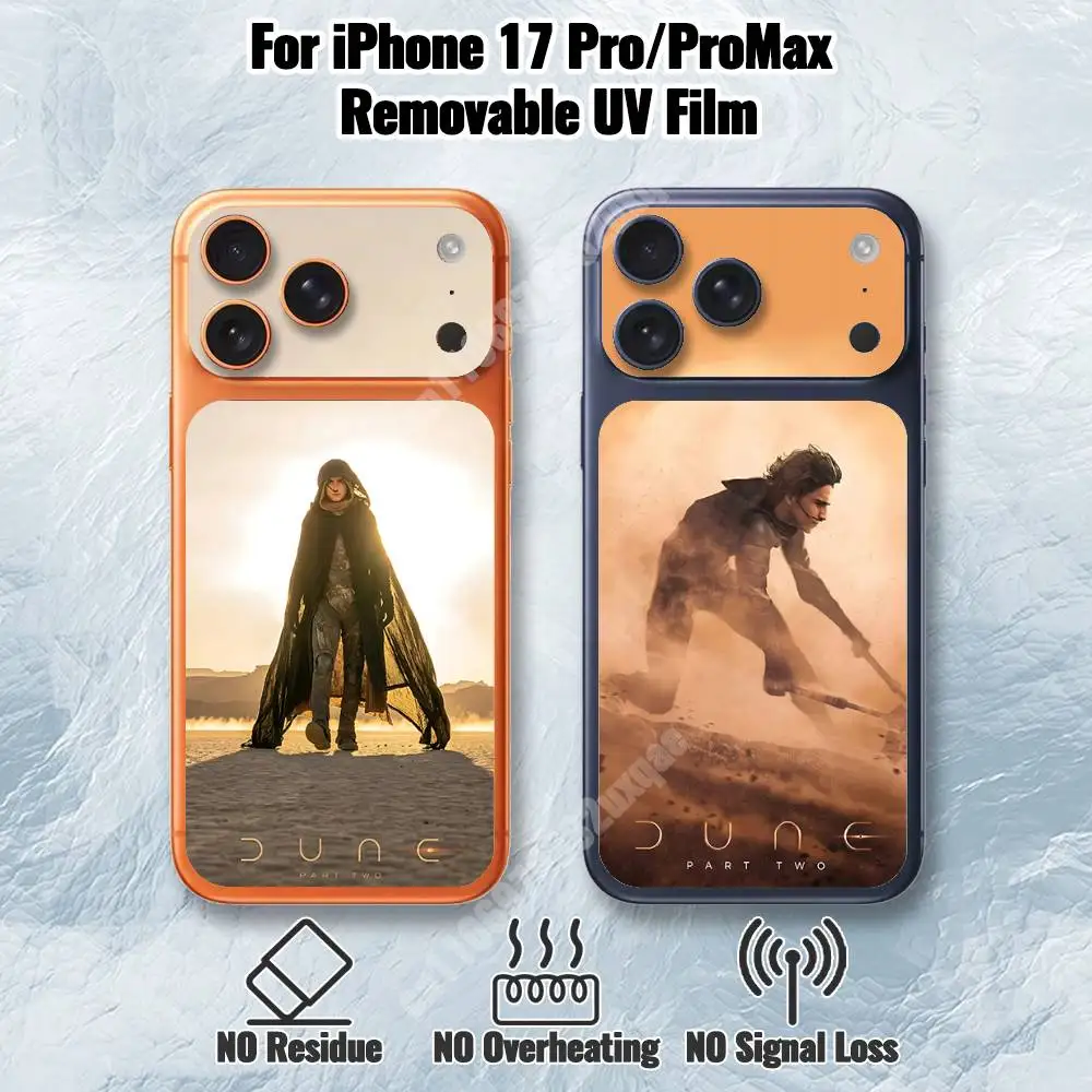Science Fiction D-Dune Movie Removable UV Film for iPhone 17 Pro 17 ProMax Hydrogel Sticker