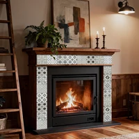Self-Adhesive Wall Tile Decals, Peel and Stick Tile Stickers, Waterproof Backsplash Stickers for Kitchen Bathroom Decor, 24Pcs 4