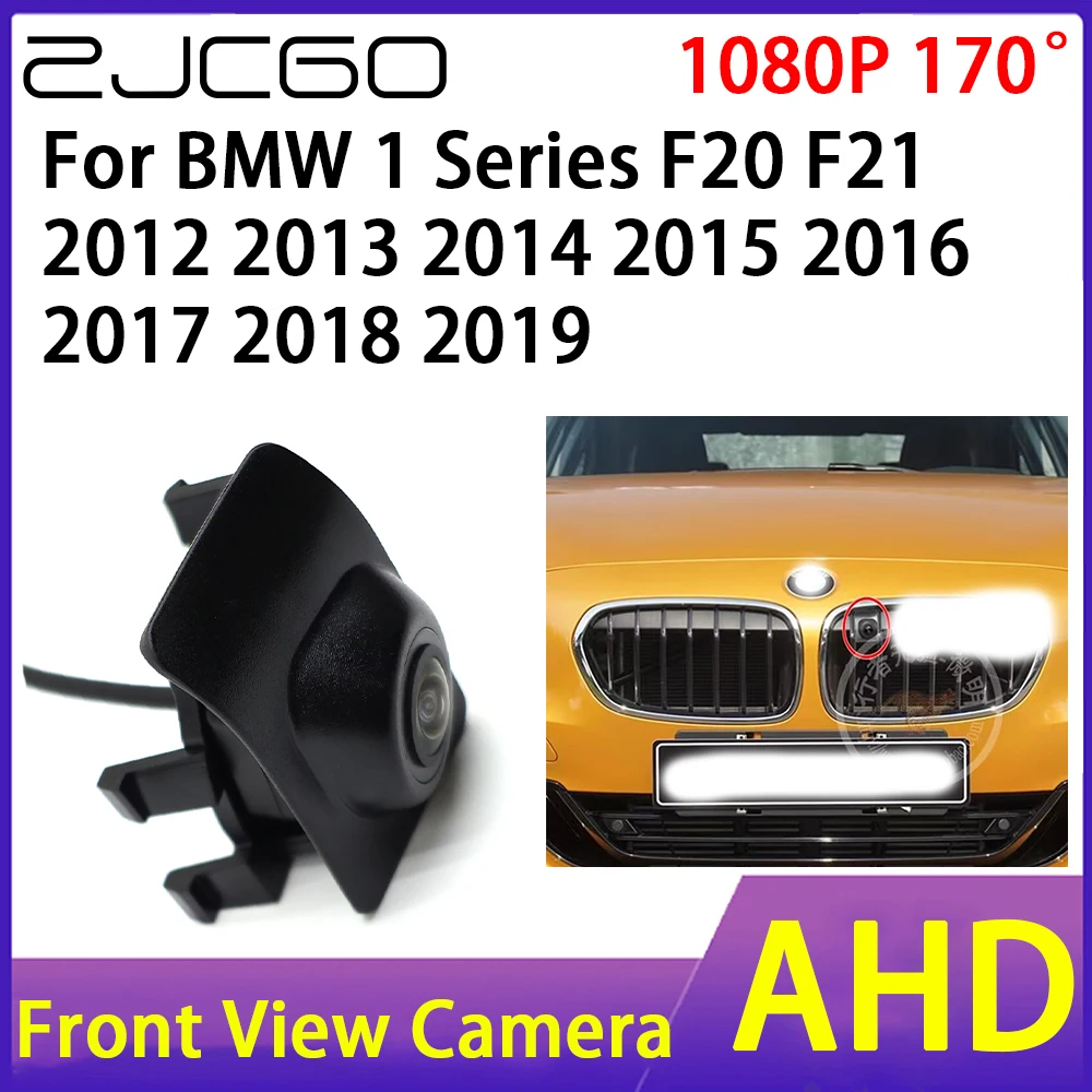 

ZJCGO Front View Camera AHD 1080P Waterproof Night Vision CCD for BMW 1 Series F20 F21 2012 2013 2014 2015 2016 2017 2018 2019