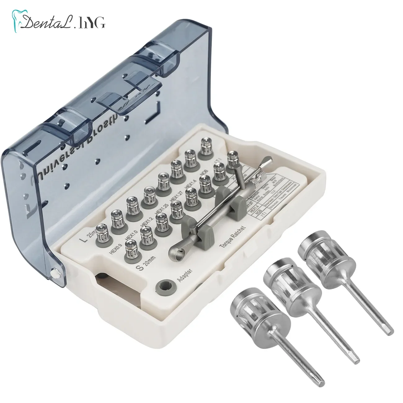 High Quality Dental Universal Implant Torque Screwdrivers Wrench Dental Implant Restoration Tool Kit 10-70NCM