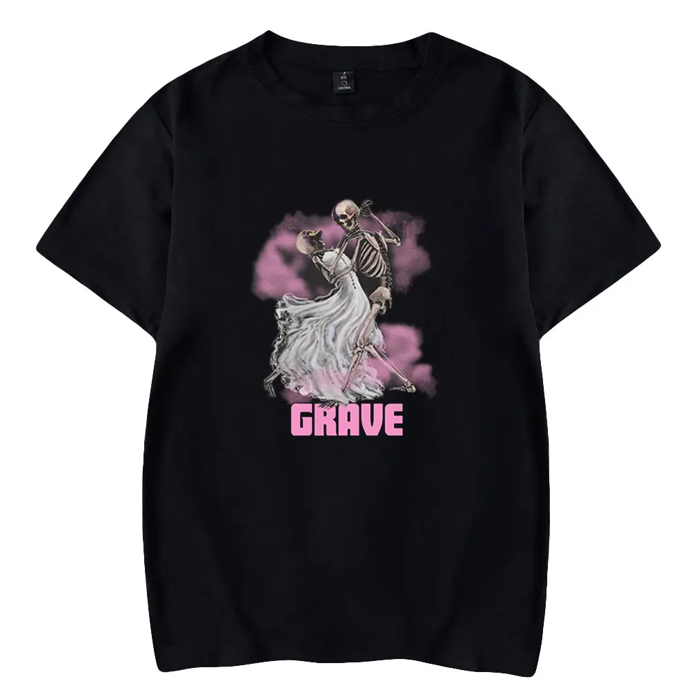 

2026 Nessa Barrett Grave T-Shirt Crewneck Short Sleeve Tee Men Women Tshirt Youthfull Singer-songwriter Unisex Fashion Clothes
