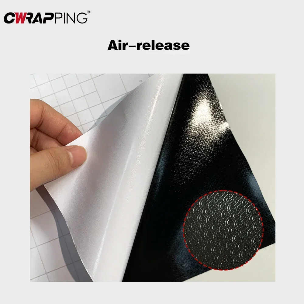 Car Piano Black Glossy Vinyl Wrap Film Gloss Black Self Adhesive Vinyl Sticker Bubble Free Vehicle Window Trim Mirror for Car