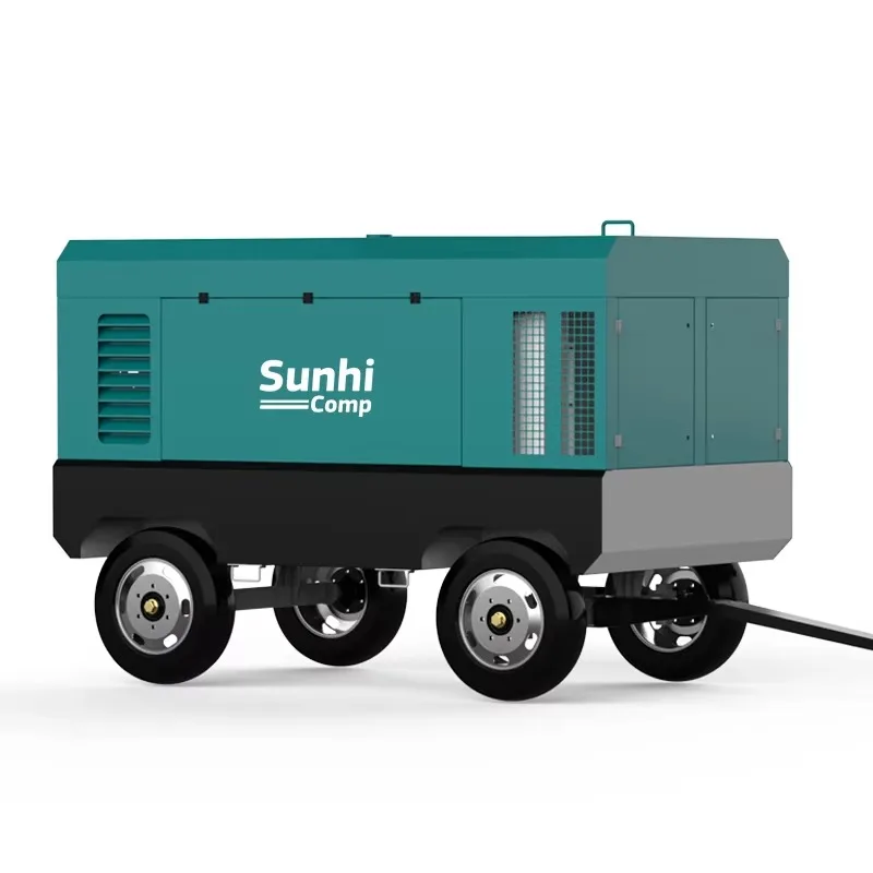 KDM12/10 Mobile Best Quality Diesel Screw Compressors Oil & Gas Industry Marine &Offshore Operations diesel Screw Air-compressor