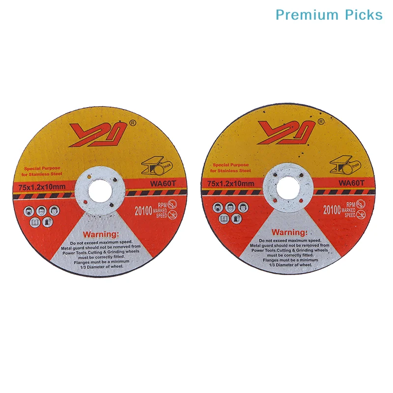 5pcs 75mm Mini Cutting Disc Circular Resin Saw Blade Grinding Wheel Cutting Disc For Steel Stone Cutting Angle Grinding Tools