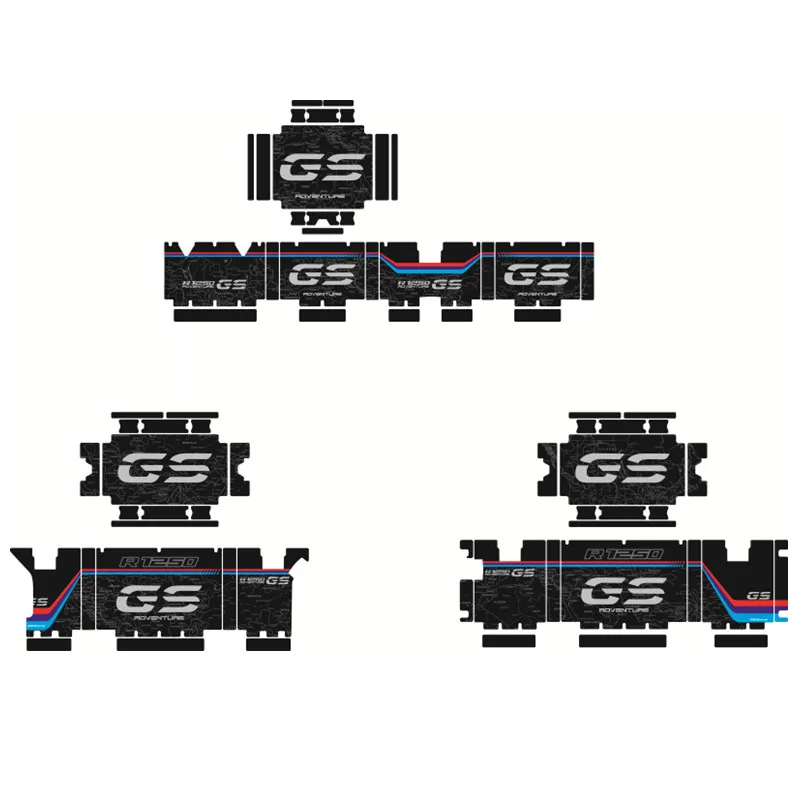 Motorcycle Stickers For 40 Years GS R1250GS Adventure 2019-2022 R1200GS GSA Aluminum Box Sticker Decal Set Motorcycle Accessorie