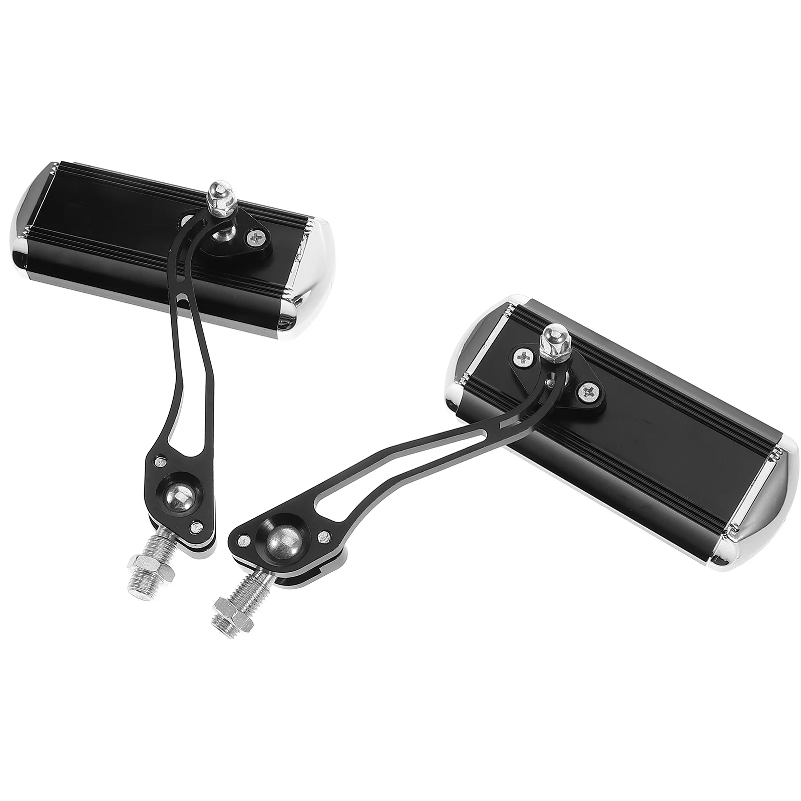 

Night Visibility Durable Aluminum Alloy Rearview Mirror Adjustable Angle Easy Install Handlebar Mount Universal Motorcycle