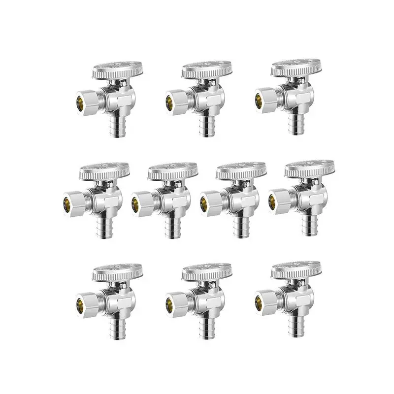 Commercial and domestic angle globe valves for heating fittings and other applications