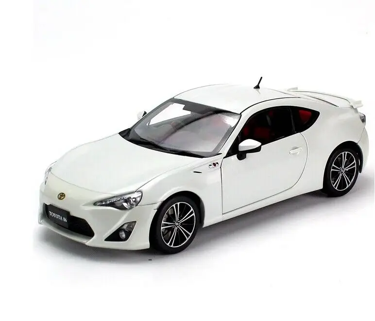 Autoart 1/18 For Toyota 86 GT Alloy Diecast Model Car Simulation Toys Boys Birthday Gifts Hobby Display Collection Orange/White