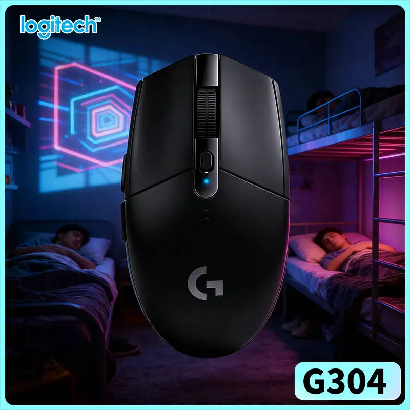 

Беспроводная игровая мышь Logitech G304 с технологией LIGHTSPEED, сенсор HERO 12000 DPI, отклик 1 мс, 9 месяцев автономной работы, для геймеров