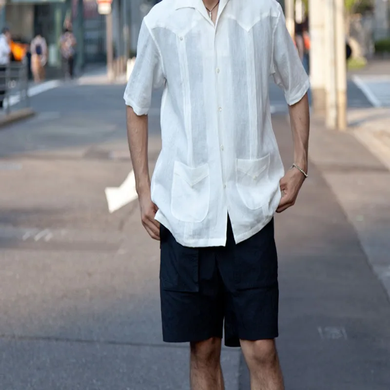 COMFY imperméable à l'eau grande poche fonctionnelle short décontracté ample 24SSCMF populaire cinq quarts pantalon hommes tendance