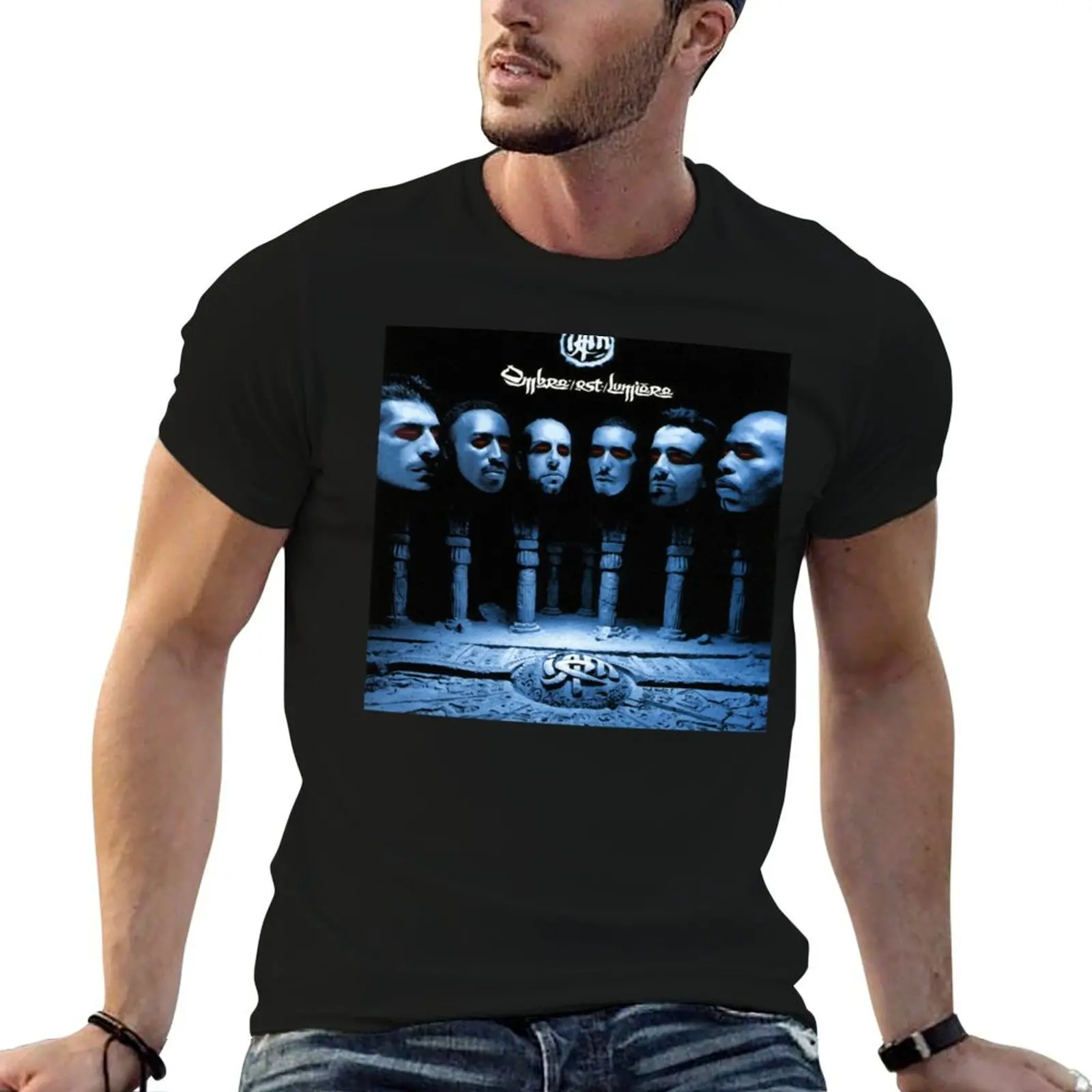 Camiseta IAM Ombre est Lumière album 1993, camisetas con estampados para hombre, camiseta 100 por ciento de algodón