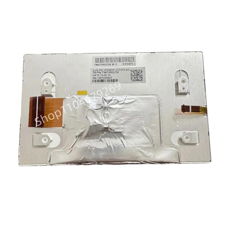 Tela lcd de 7 polegadas tm070rdz38 adequada para 2014-2016 mazda 3 sistema de posicionamento global tela lcd de navegação de carro