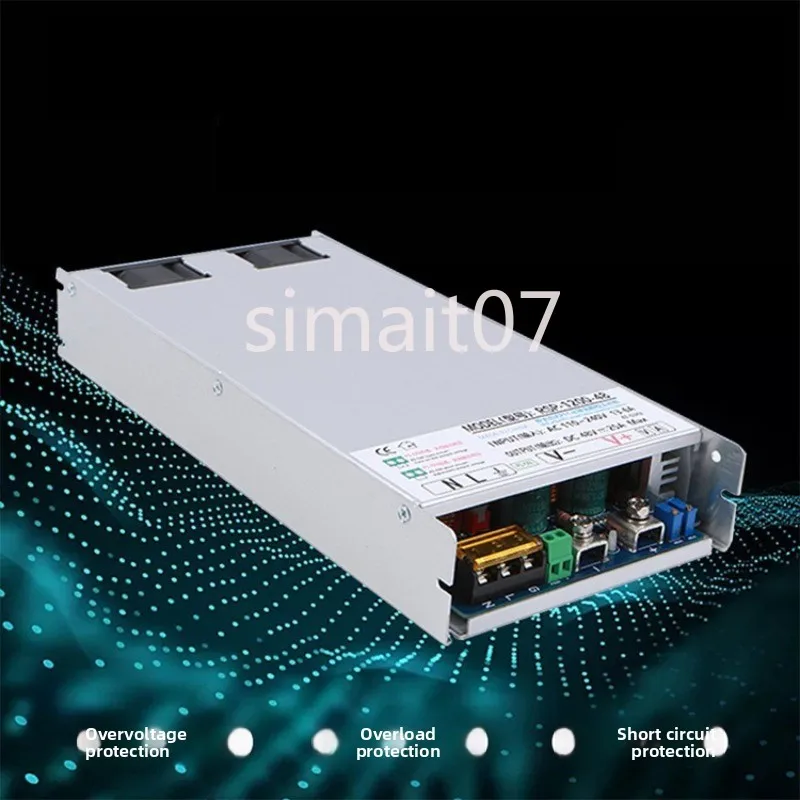 

2000W PFC Adjustable Switching Power Supply (RSP-2000) - Constant Voltage/Current, 110-240V Input, 24V/36V/48V/60V/72V Output