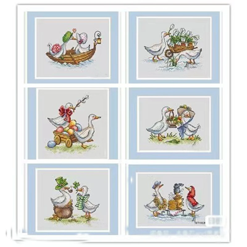 7828 Cross Stitch Set Chinese Cross-stitch Kit Embroidery Needlework Craft Packages Cotton Fabric Floss New Designs Embroidery