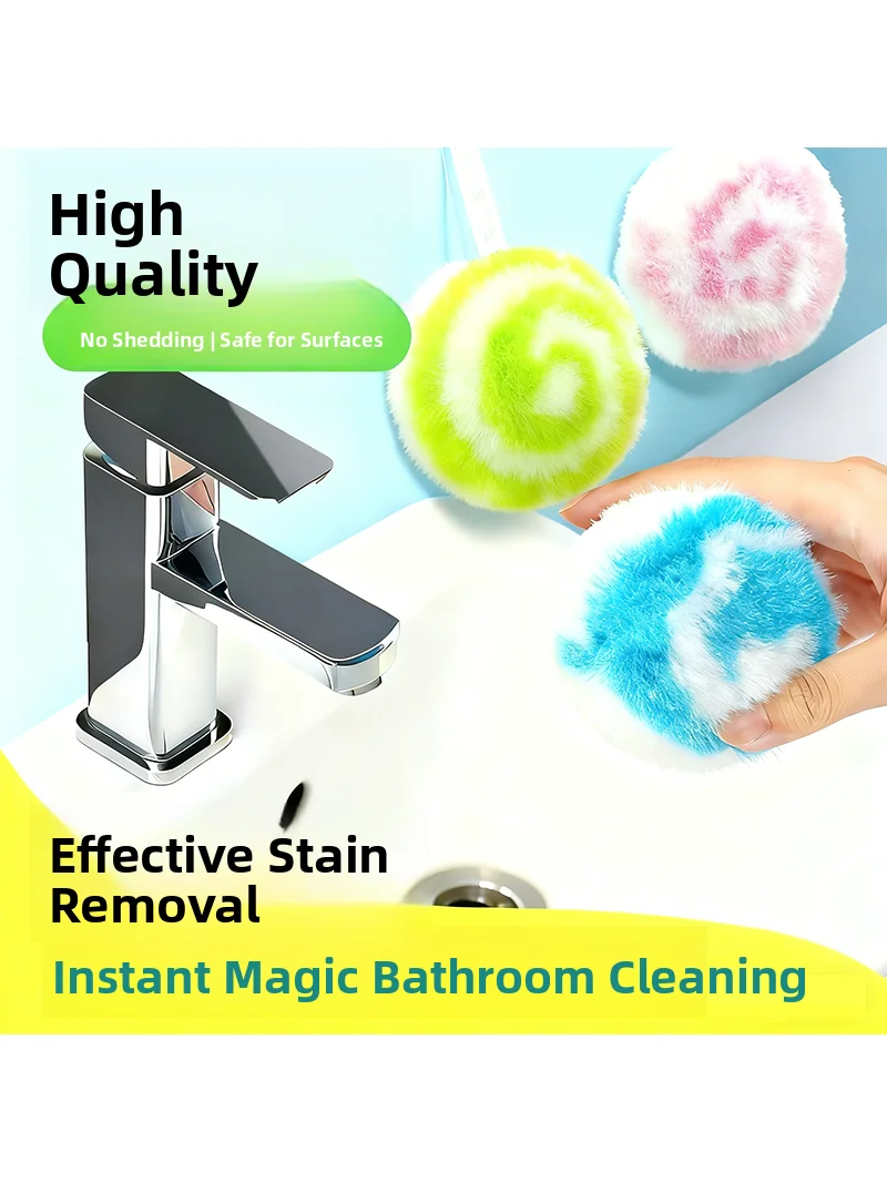 

Batoom Cleaning Bru Desktop Cleaning Ball Sink Faucet Bathtub Tap Bru for Household Personal Cleaning Tools