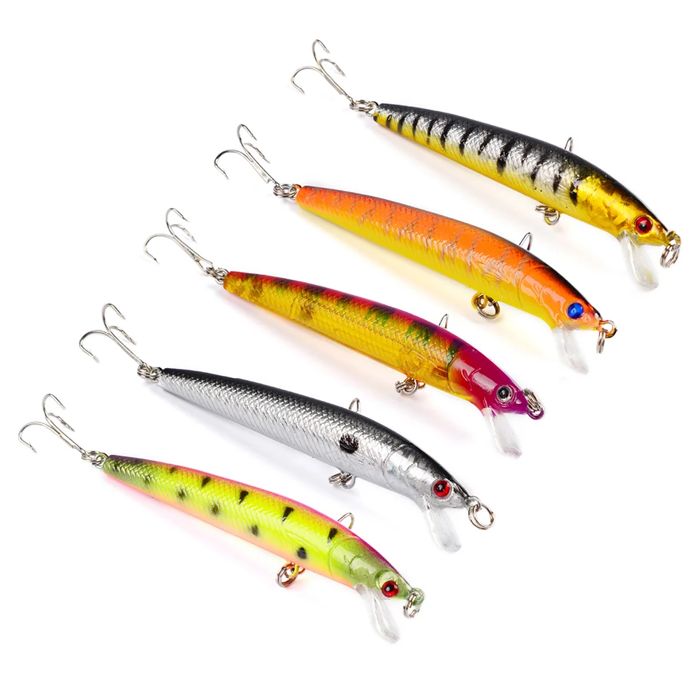 

10pcs 85g Hard Bait Fishing Lure Set Floating Hard Lures 10 Color Fishing Lures for Saltwater Freshwater (Random Color)