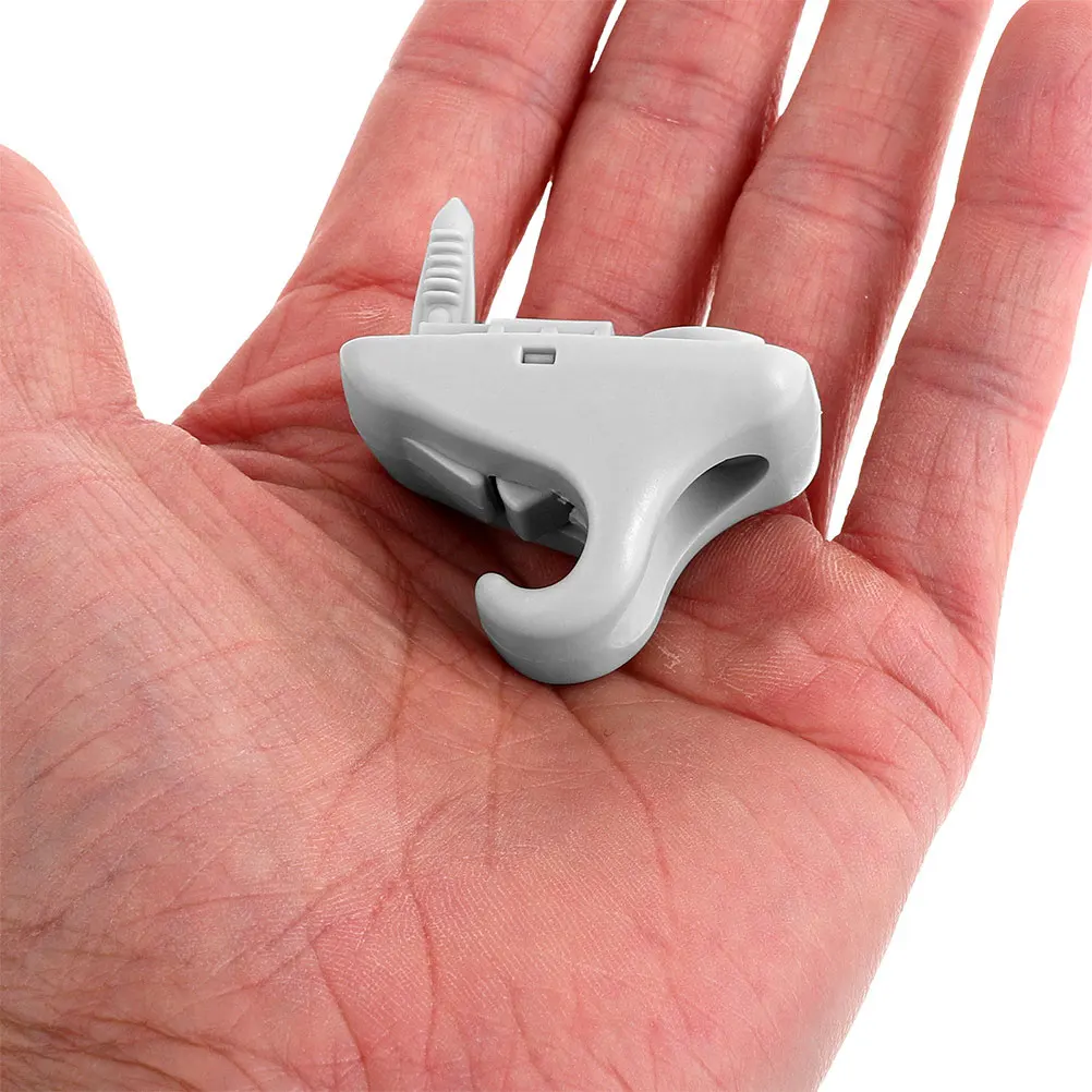 

4pcs Sun Visor Clips Car Interior Fastener Clamps Replacement Fix Sun Shield Hook Accessories For Cars Durable Easy Installation